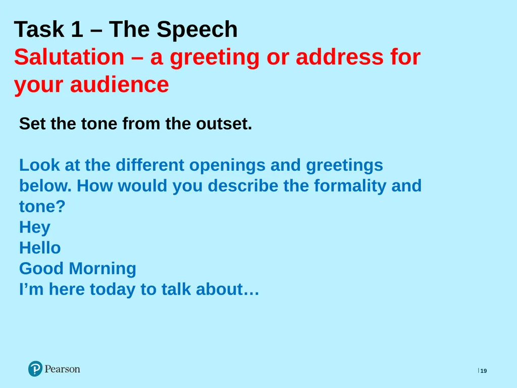 English Language Live Lesson Lesson 4 Using - slide 19 of 62