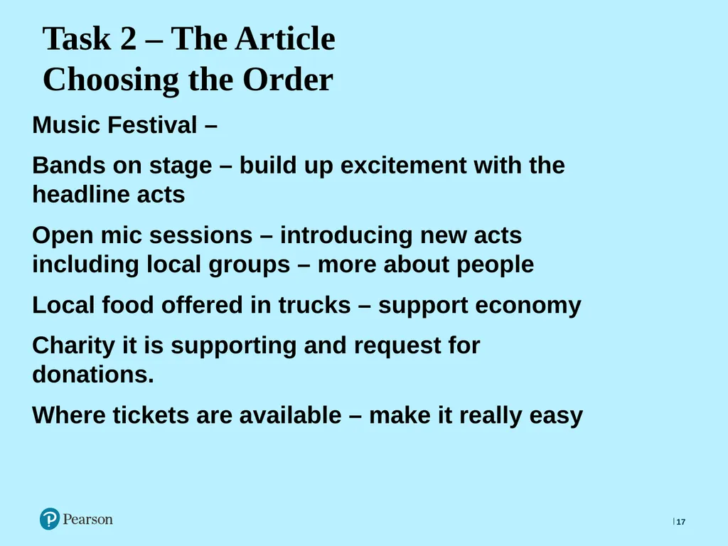 English Language Live Lesson Lesson 4 Using - slide 17 of 62