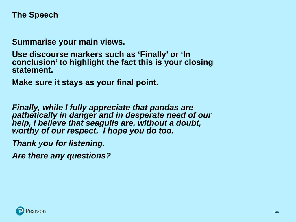 English Language Live Lesson Lesson 4 Using - slide 44 of 62