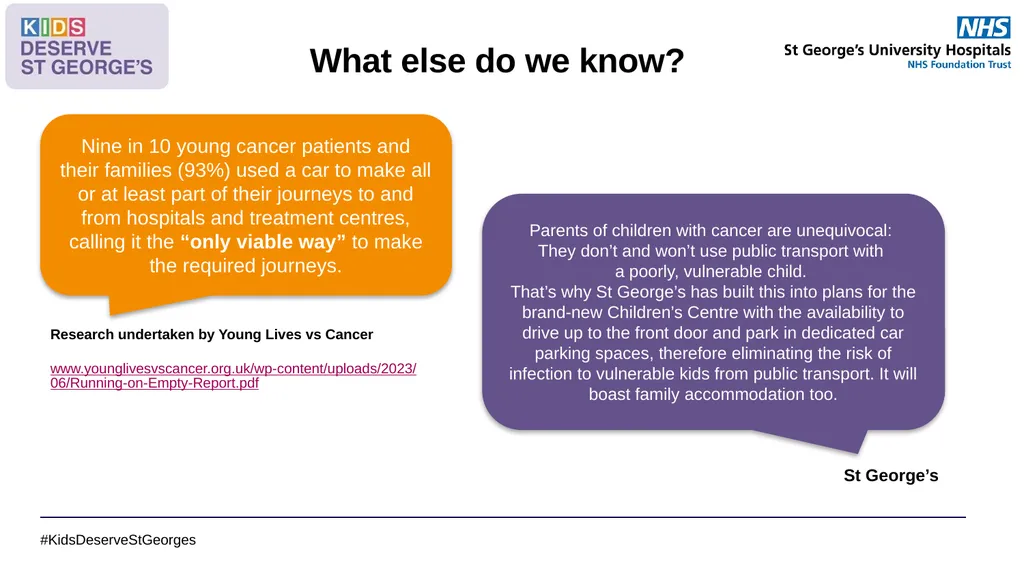 #KidsDeserveStGeorges Toolkit to support keeping - slide 8 of 12