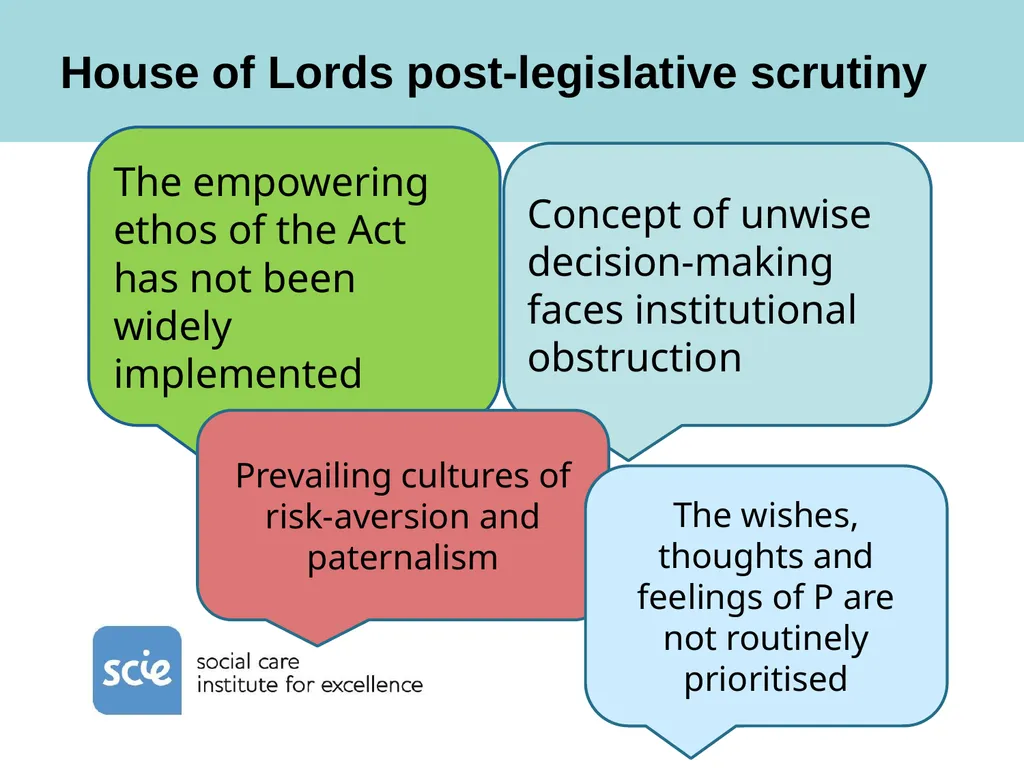 Care England workshop The relevance of the MCA to - slide 8 of 13