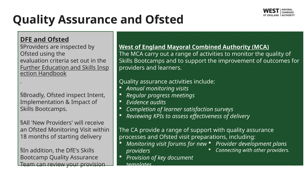 Wave 6 Skills Bootcamps Funding Information Event - slide 7 of 16