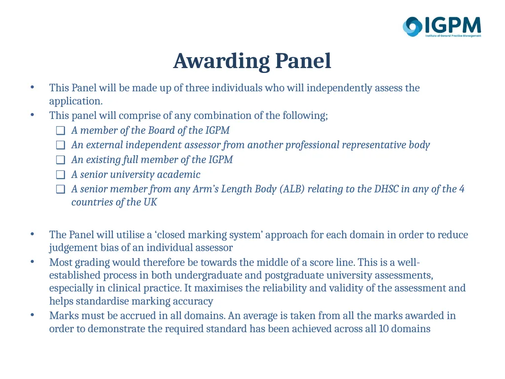 Member Status Accreditation Framework Background - slide 6 of 12