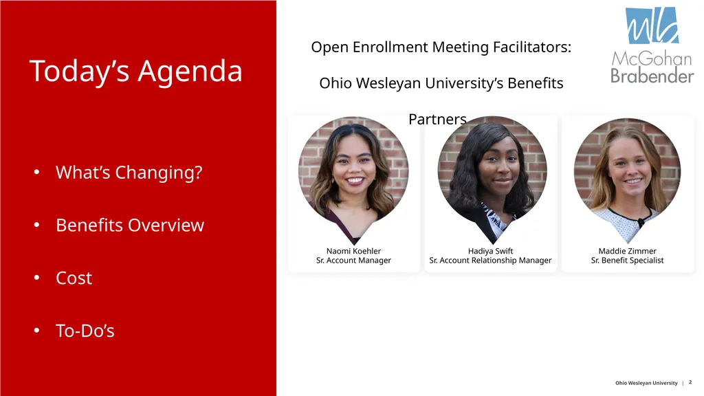 Ohio Wesleyan University It’s Time for Open - slide 2 of 29