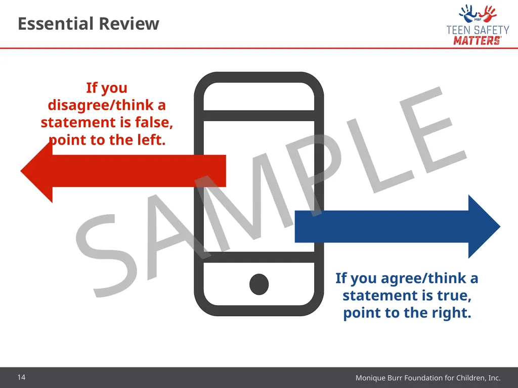 Lesson 2 9th – 12th Grades Safety Rules Review - slide 14 of 15