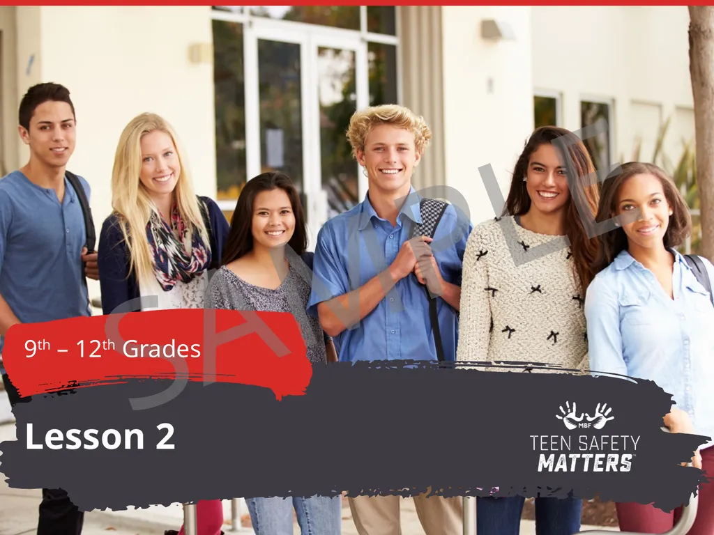 Lesson 2 9th – 12th Grades Safety Rules Review - slide 1 of 15