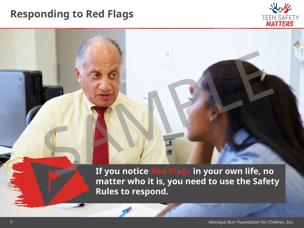 Lesson 2 9th – 12th Grades Safety Rules Review - slide 5 of 15