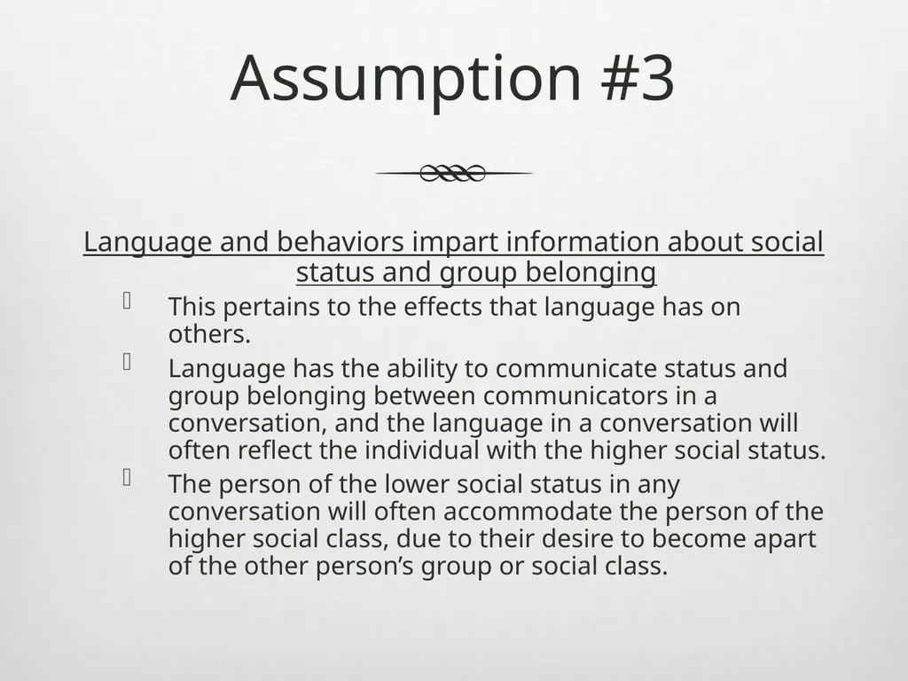Communication Accommodation Theory Nick Hooks Erin - slide 5 of 12
