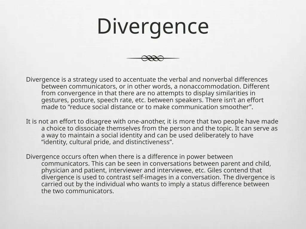 Communication Accommodation Theory Nick Hooks Erin - slide 8 of 12