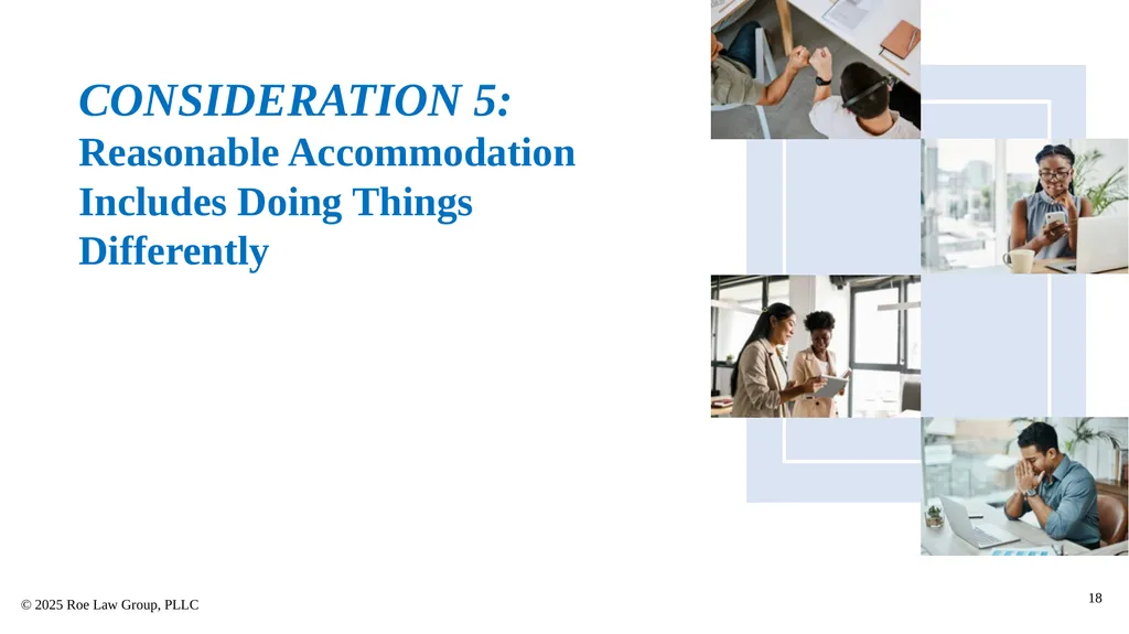 Reasonable Accommodation and the ADA: How to - slide 18 of 22