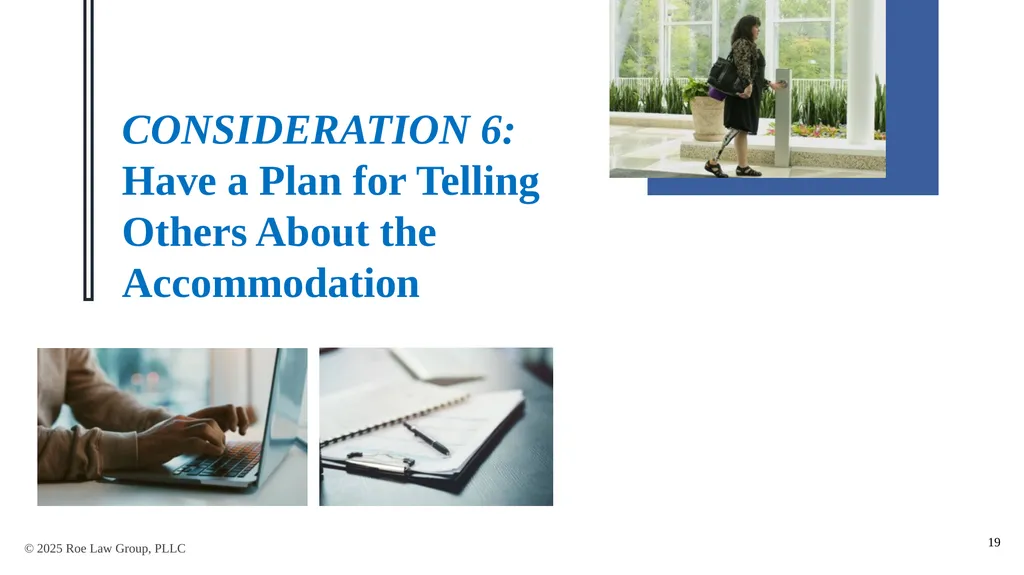 Reasonable Accommodation and the ADA: How to - slide 19 of 22