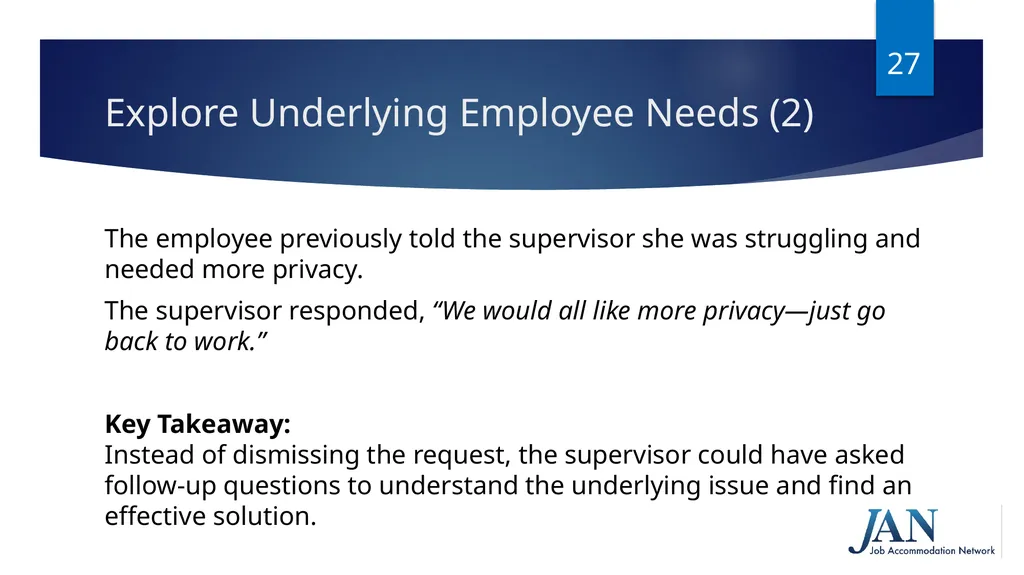 Navigating Performance Discussions and the - slide 27 of 38