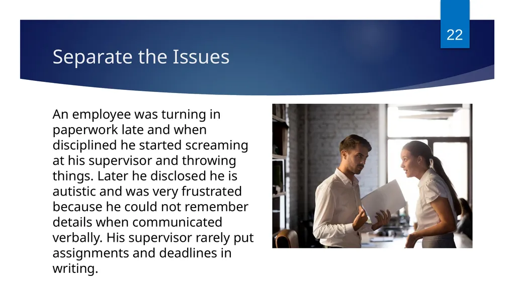 Navigating Performance Discussions and the - slide 22 of 38