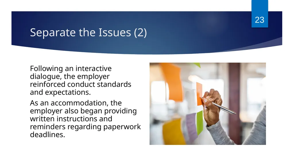 Navigating Performance Discussions and the - slide 23 of 38