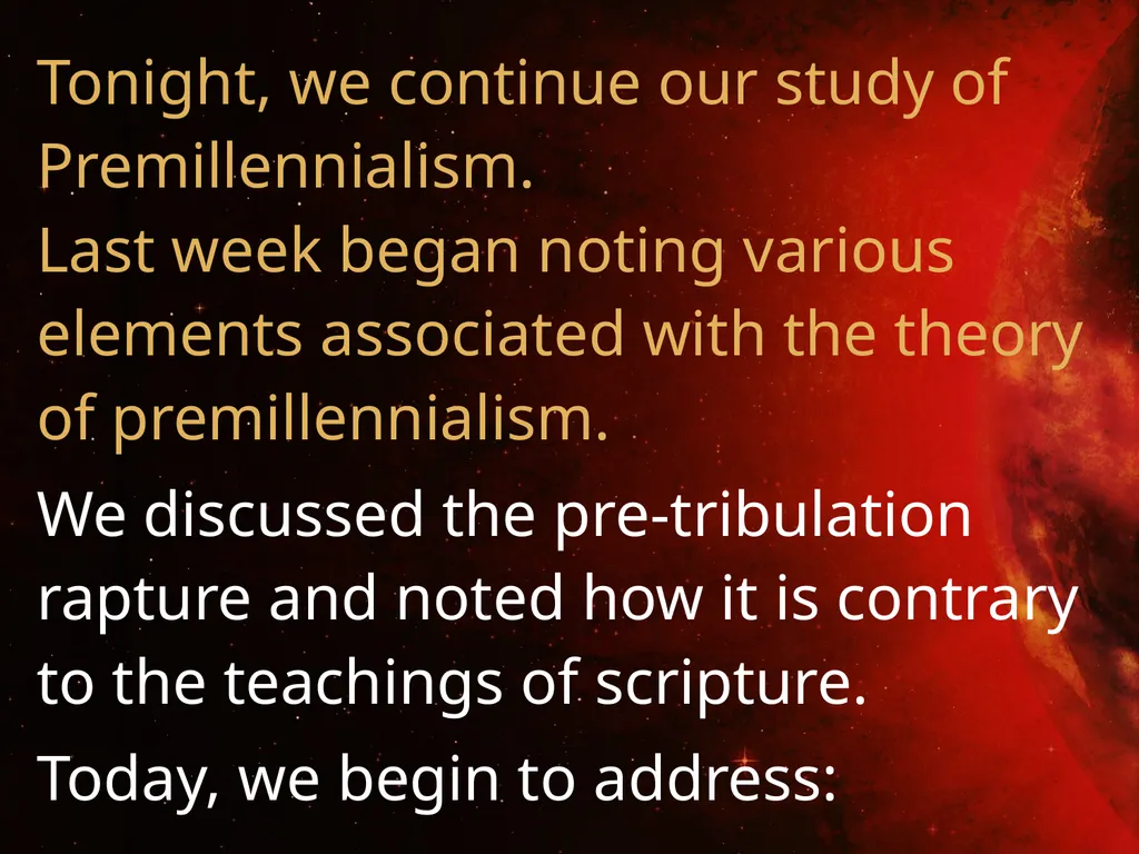 Tonight, we continue our study of - slide 1 of 45