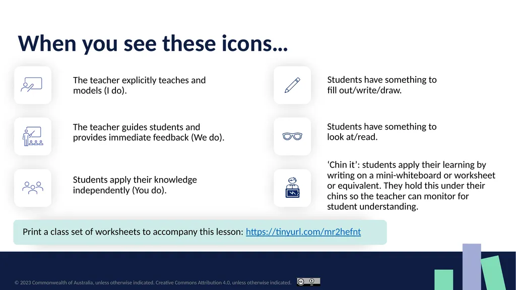 Instructions for teachers are included in the - slide 3 of 28