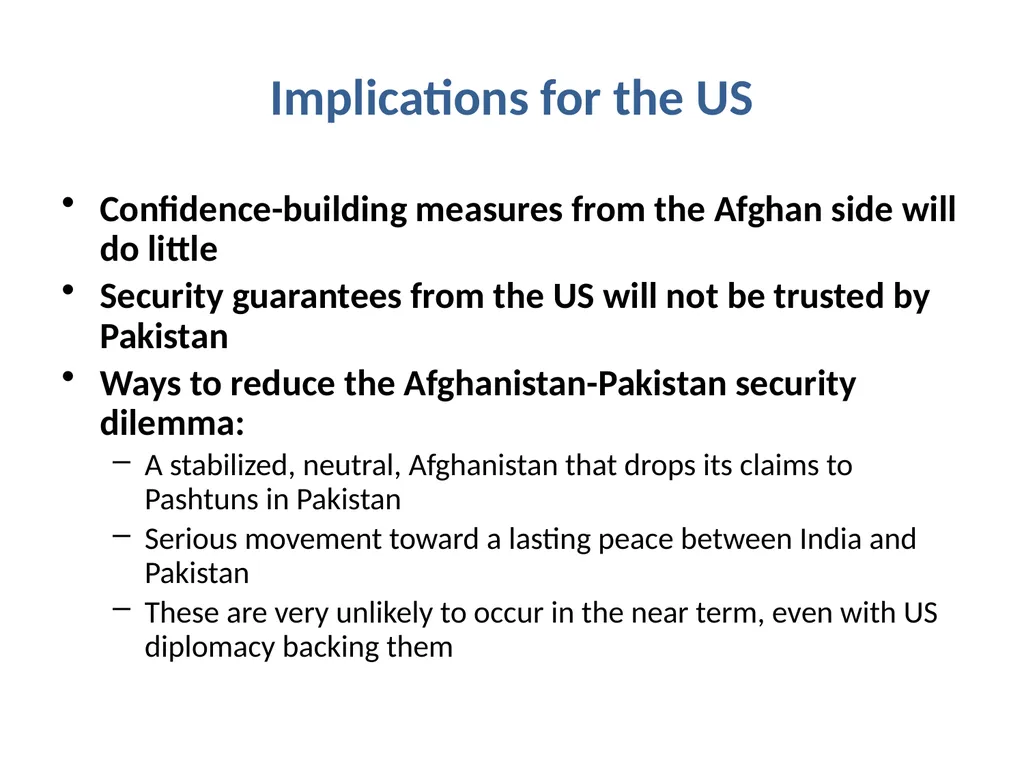 Afghanistan-Pakistan Relations: Sources and - slide 11 of 11