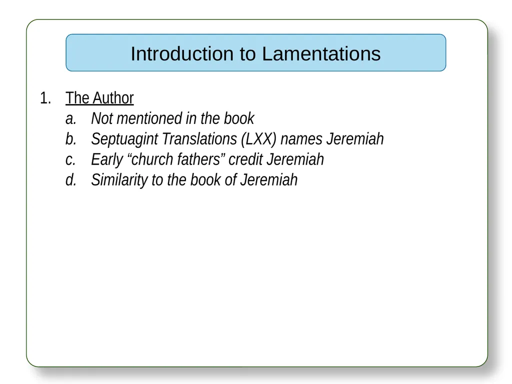 My Servants The Prophets A Study of the Major - slide 2 of 22