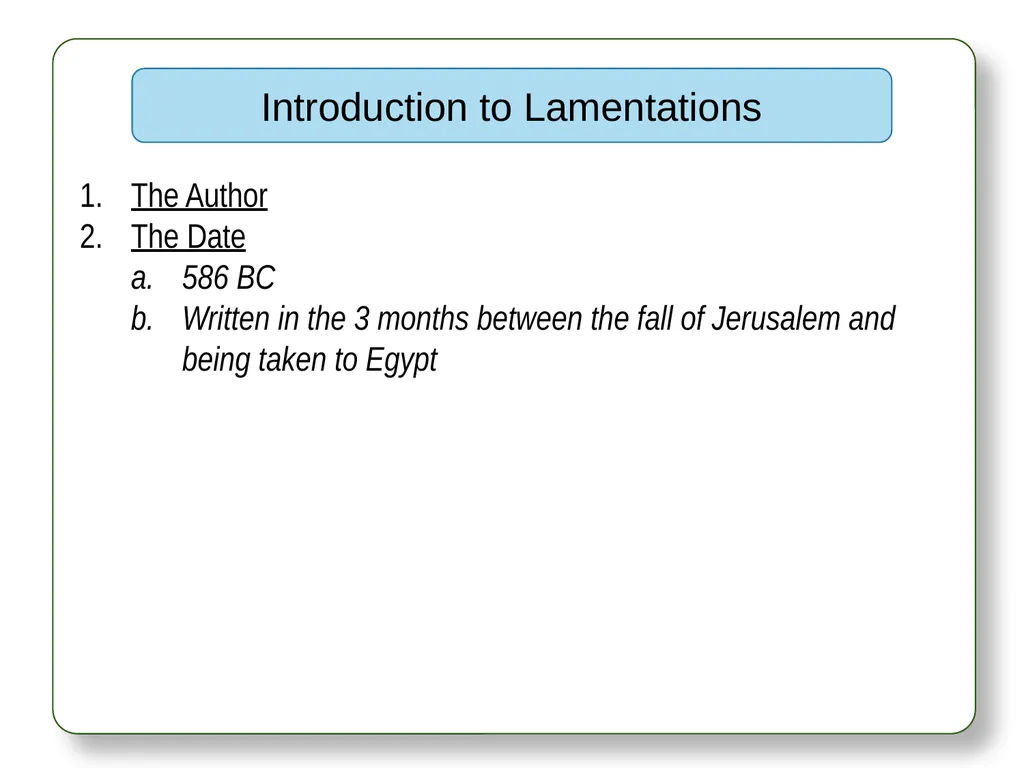 My Servants The Prophets A Study of the Major - slide 3 of 22