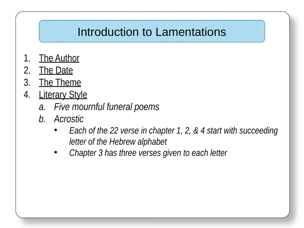 My Servants The Prophets A Study of the Major - slide 5 of 22