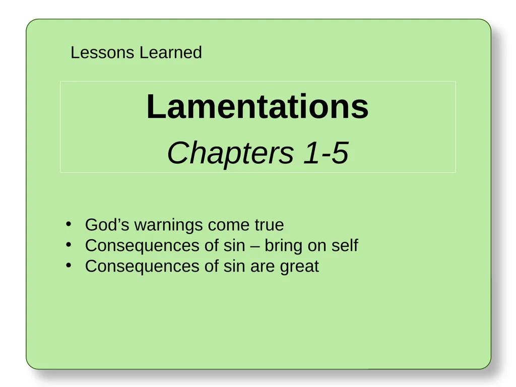 My Servants The Prophets A Study of the Major - slide 22 of 22