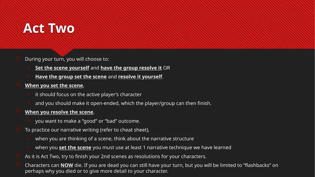Fiasco rules Troy Williamson Get into groups of - slide 16 of 17