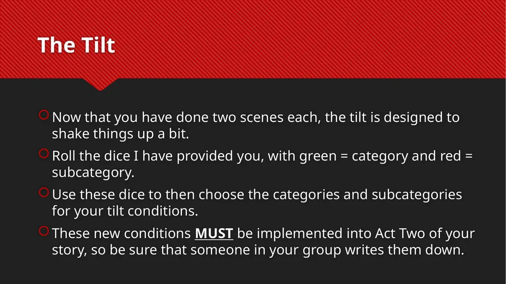 Fiasco rules Troy Williamson Get into groups of - slide 15 of 17