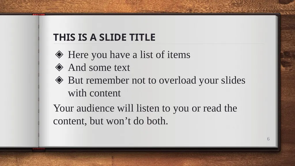 THIS IS YOUR PRESENTATION TITLE INSTRUCTIONS FOR - slide 6 of 29