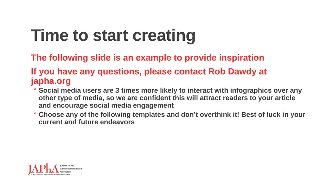 Welcome to the JAPhA Article Infographic Template - slide 6 of 19