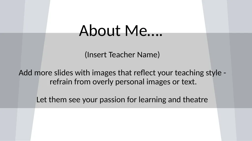 Tech Theatre Tool Kit Introduction and Slide - slide 26 of 37