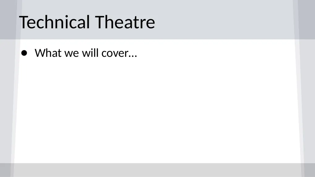 Tech Theatre Tool Kit Introduction and Slide - slide 11 of 37