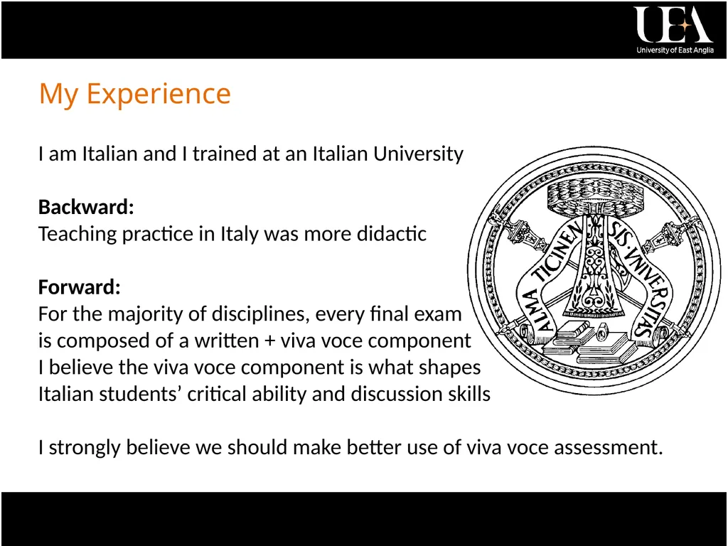 Fabio R. Aricò University of East Anglia Paola - slide 8 of 34
