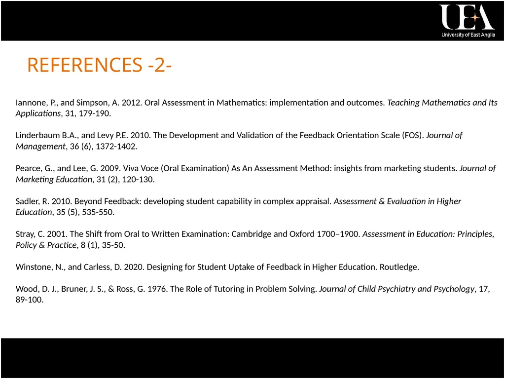 Fabio R. Aricò University of East Anglia Paola - slide 33 of 34