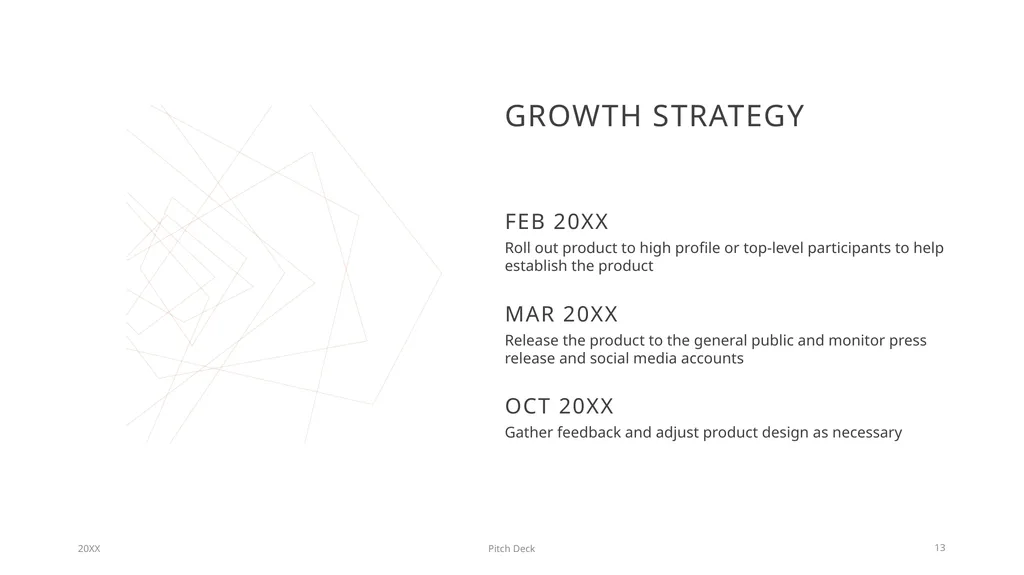 Pitch deck Mirjam Nilsson ABOUT US At Contoso, we - slide 13 of 20