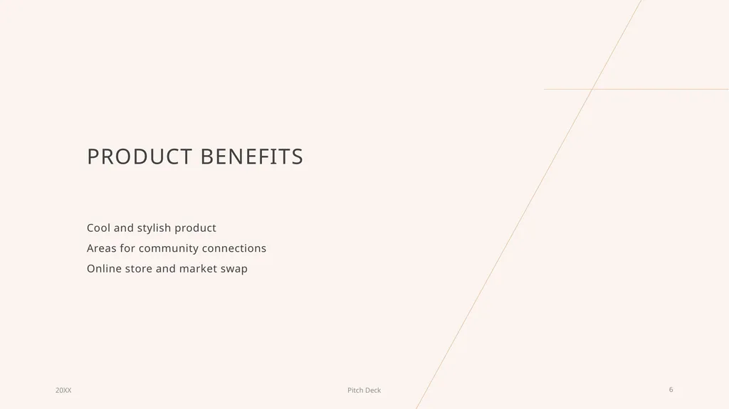 Pitch deck Mirjam Nilsson ABOUT US At Contoso, we - slide 6 of 20
