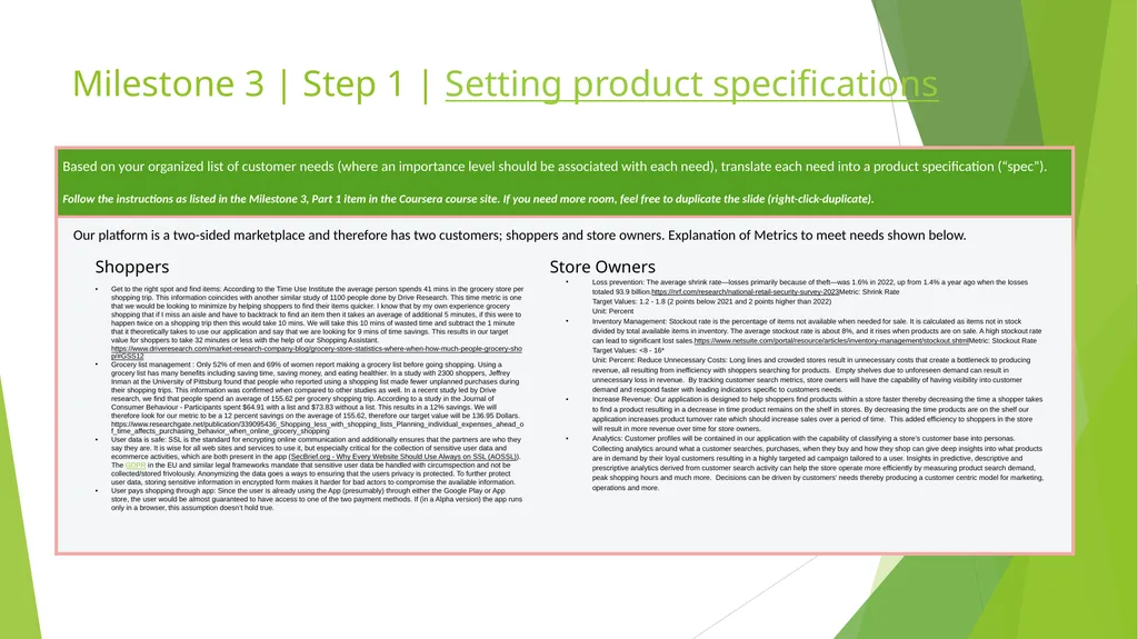 Capstone Project: Grocery Shopping Assistant - slide 9 of 15