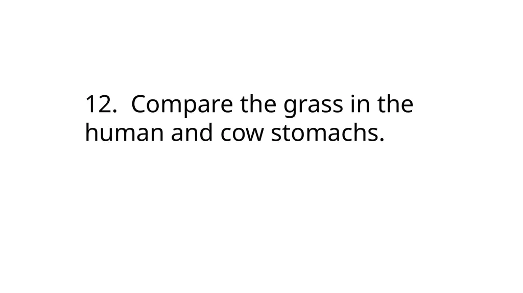 Cow Digestive System Monogastric and ruminant - slide 14 of 15