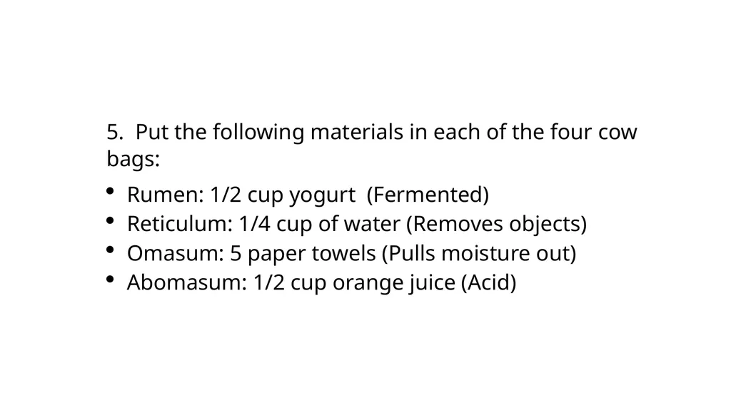 Cow Digestive System Monogastric and ruminant - slide 7 of 15