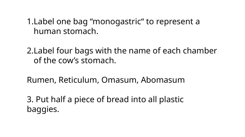 Cow Digestive System Monogastric and ruminant - slide 5 of 15
