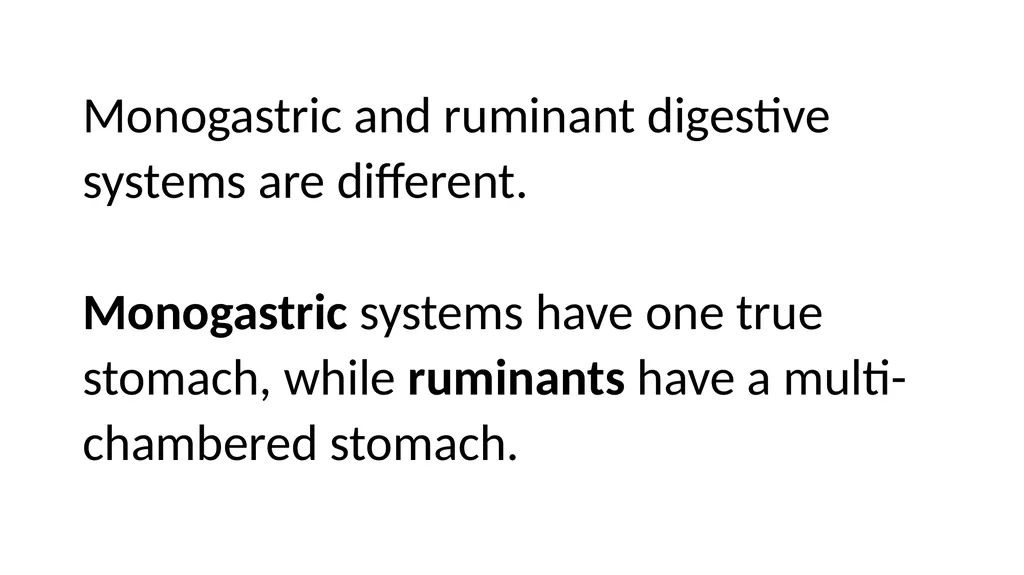 Cow Digestive System Monogastric and ruminant - slide 2 of 15