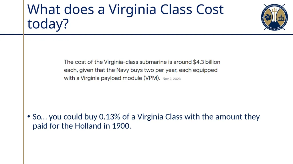 Submarine Types & Construction Sections 10.1-10.2 - slide 7 of 30