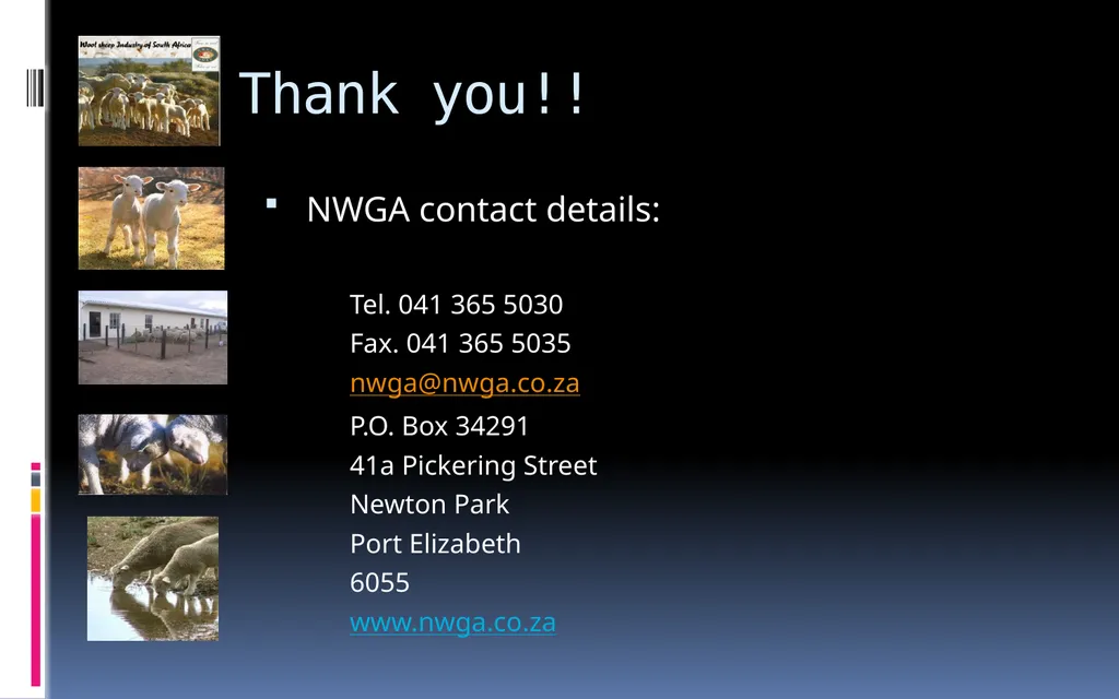 Leon de Beer: General Manager National Wool - slide 10 of 10