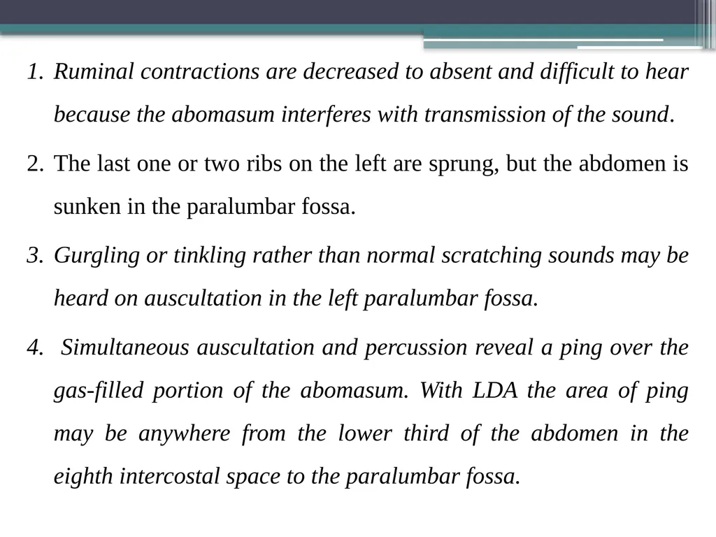 Abomasal Displacement and Volvulus By Dr. Hussein - slide 6 of 16