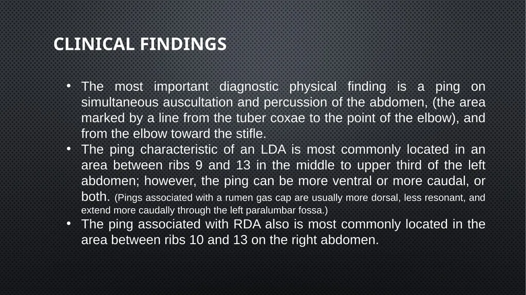 Ruminant Stomach –Abomasal displacement Gulshan - slide 8 of 16