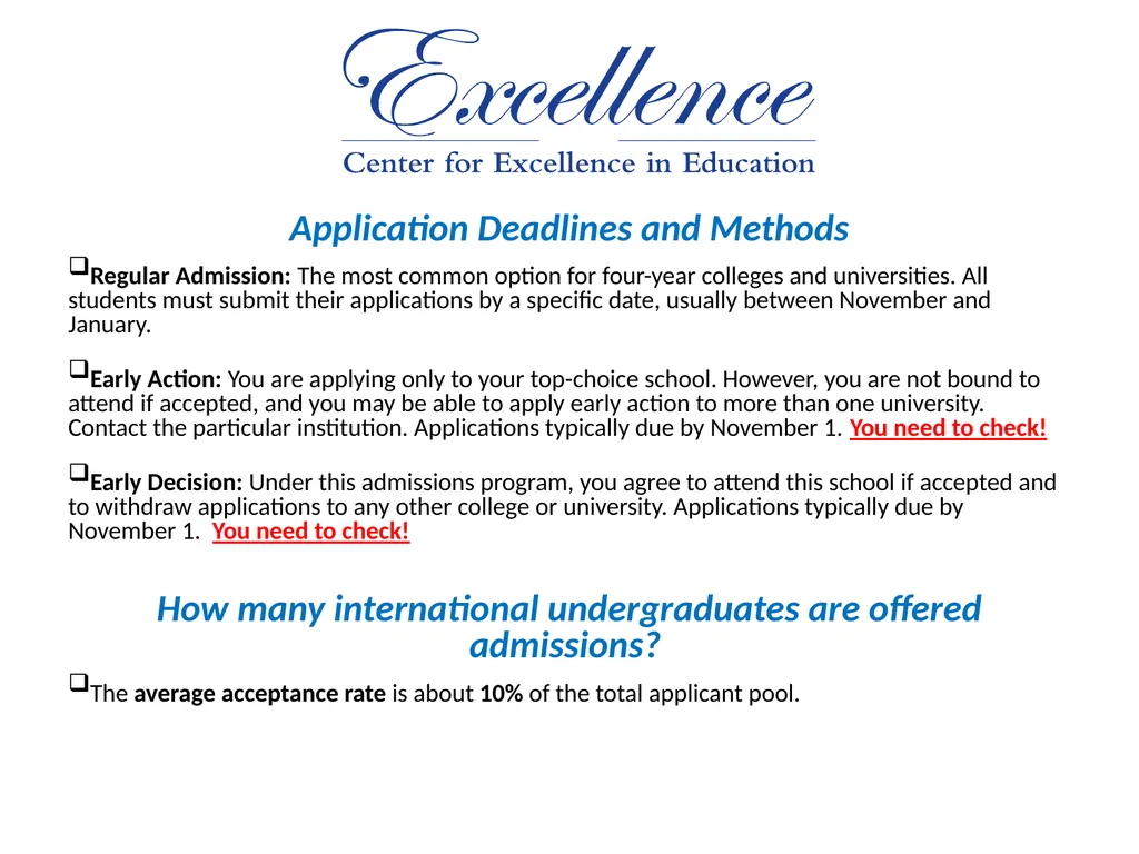 Understanding the College Application Process - slide 28 of 35