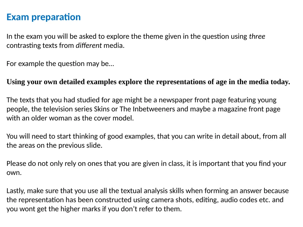 REPRESENTATION What do we mean by REPRESENTATION? - slide 11 of 11