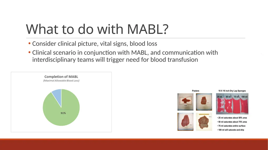 Hot Topic #3 Calculating Blood Loss at Delivery - slide 8 of 12