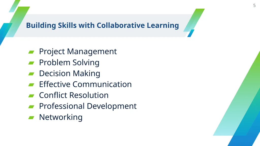 Collaborative Work and Group Project Design - slide 5 of 35