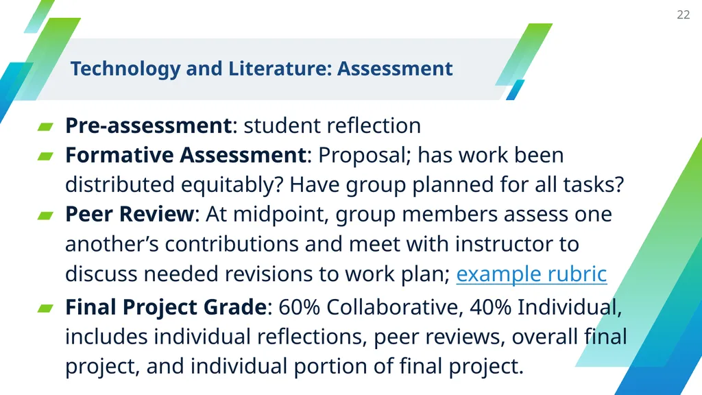 Collaborative Work and Group Project Design - slide 22 of 35