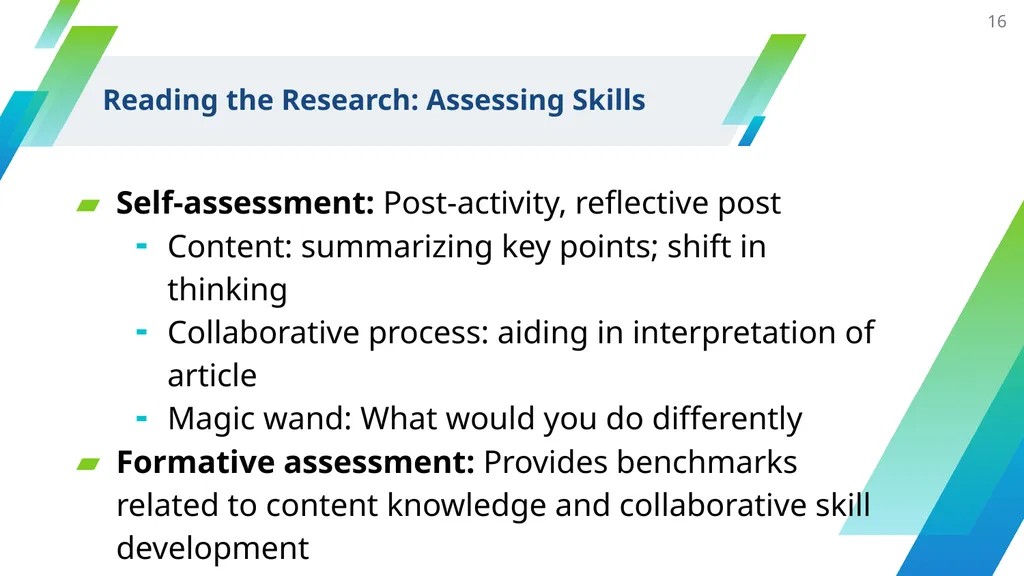 Collaborative Work and Group Project Design - slide 16 of 35